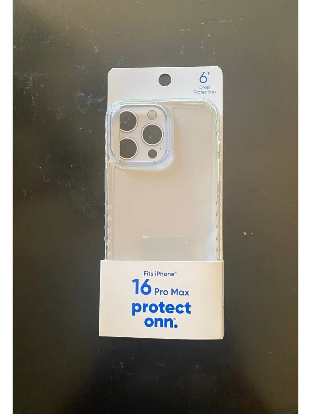 Onn Case for iPhone 16 Pro Max Clear